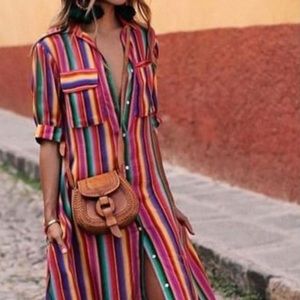 Floor length summer dress